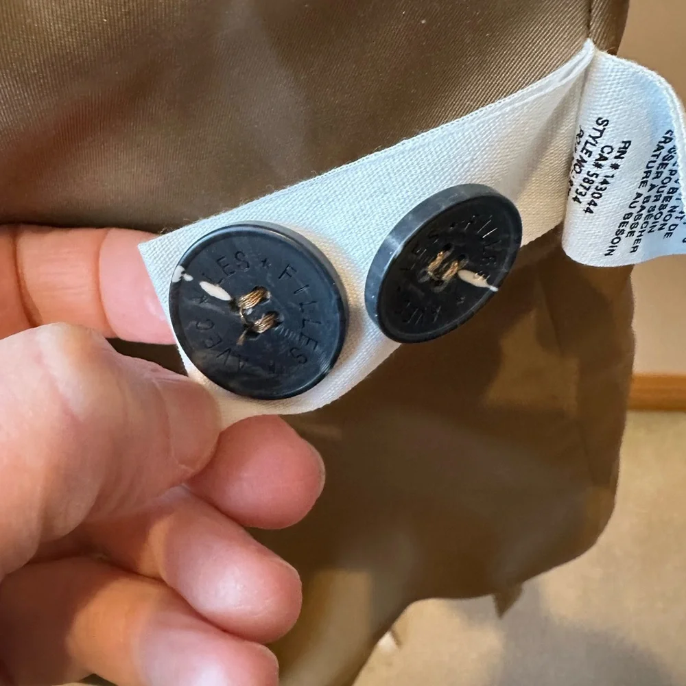 Avec Les Filles Trench Coat NWT Size Medium - Picture 7 of 9